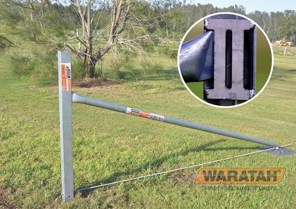EzySlot Strainer Post Strainer Assemblies Waratah Fencing
