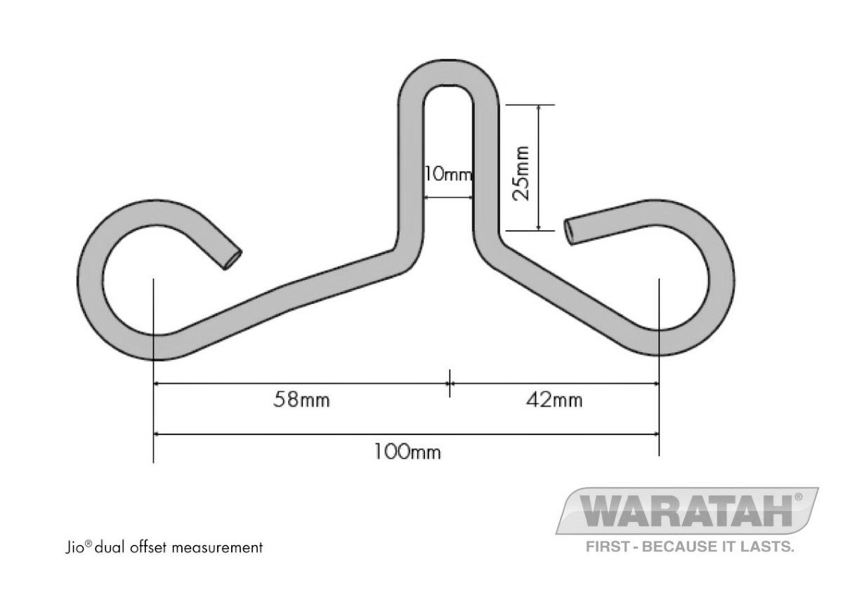 War Fencingaccessories Jio Dual Offset Measurments 1