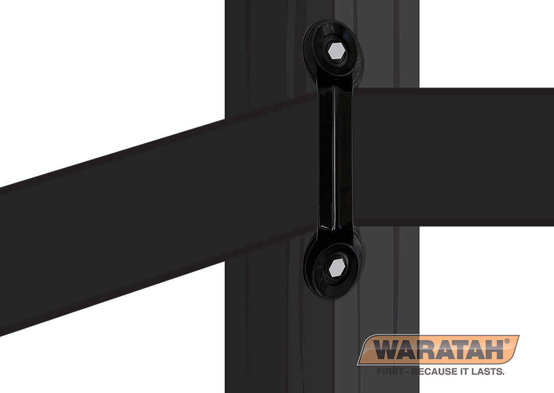 WAR Flex Rail Electric Corner Side Bracket Horse Fence