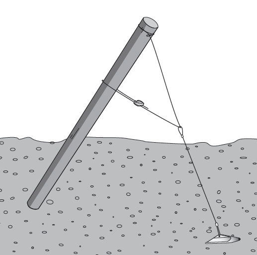 Ground Anchor 5 Black White