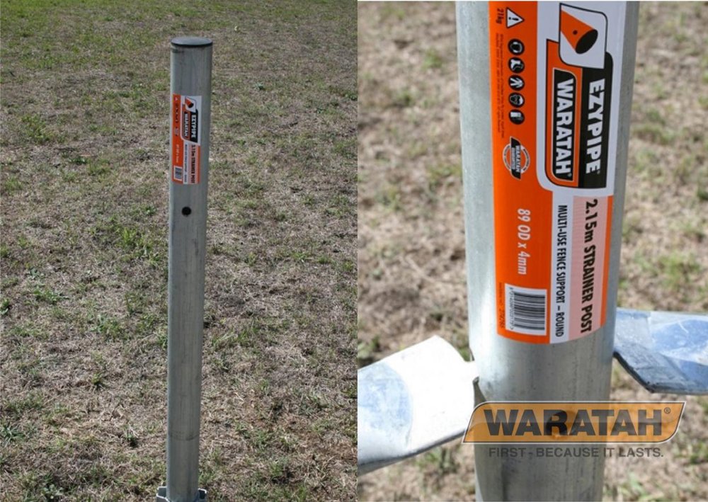 Ezypipe Strainer Post Strainer Assemblies Waratah Fencing