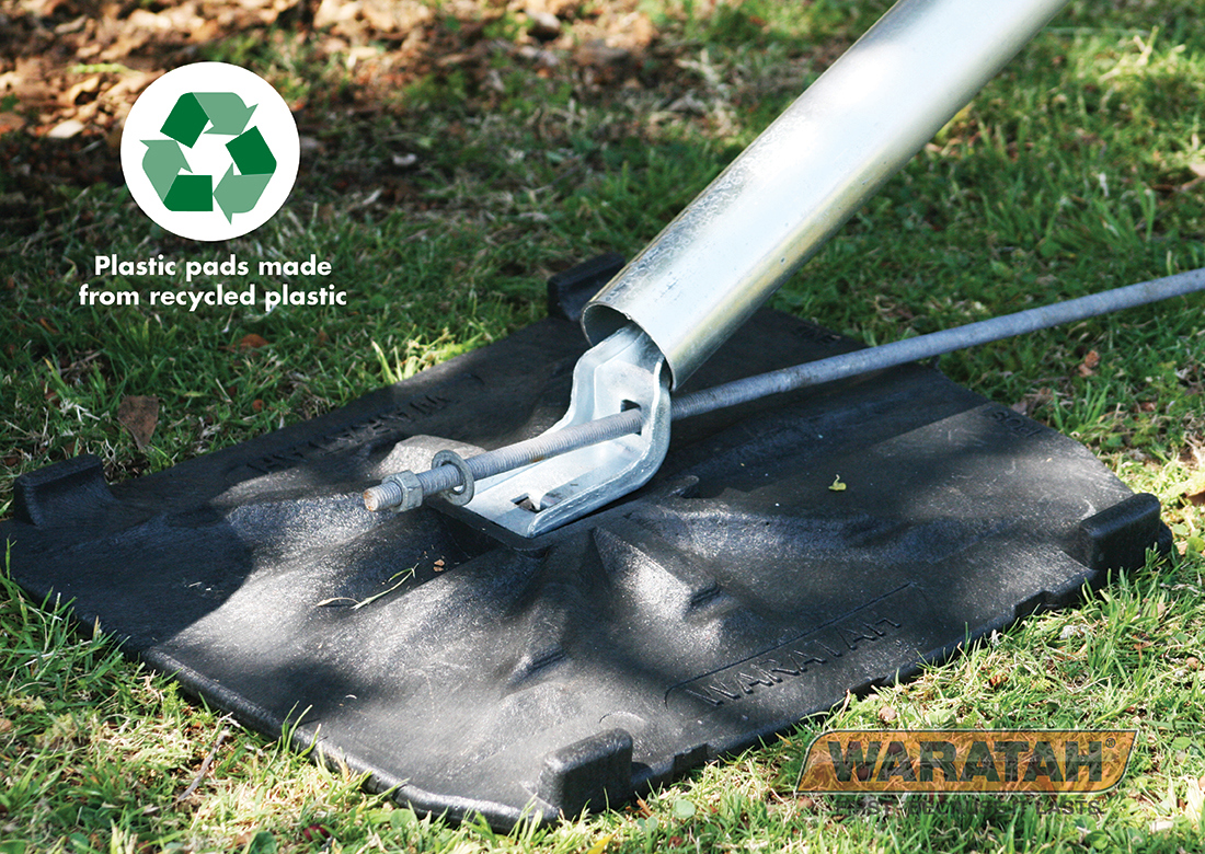 3 WAR Adjusta Stay Plastic Stay Pads