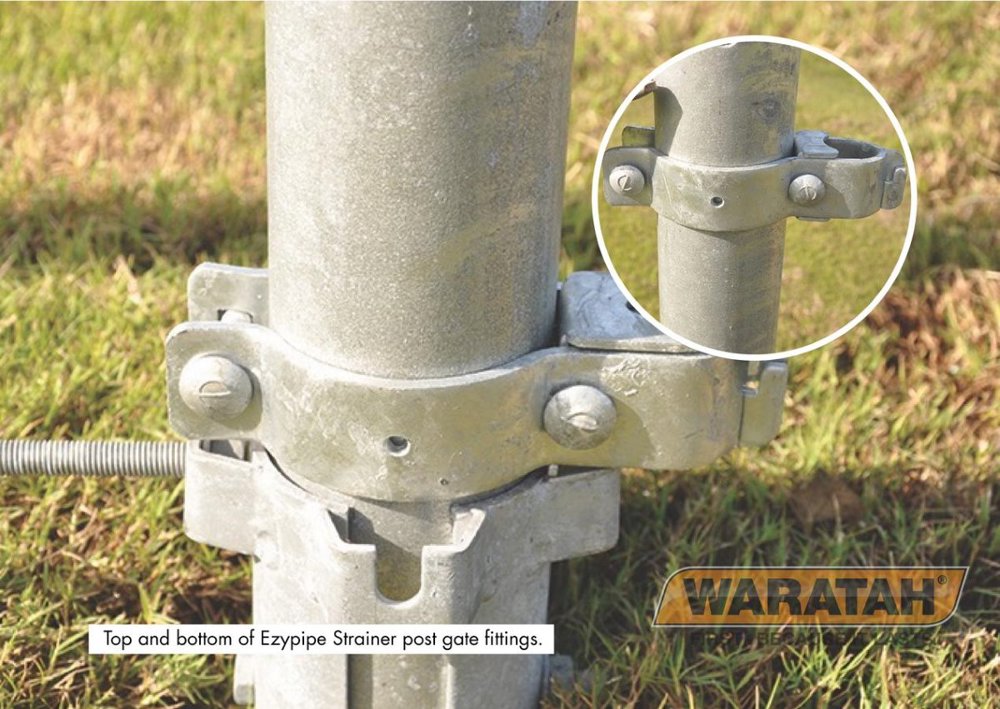 Ezypipe Strainer Post Strainer Assemblies Waratah Fencing