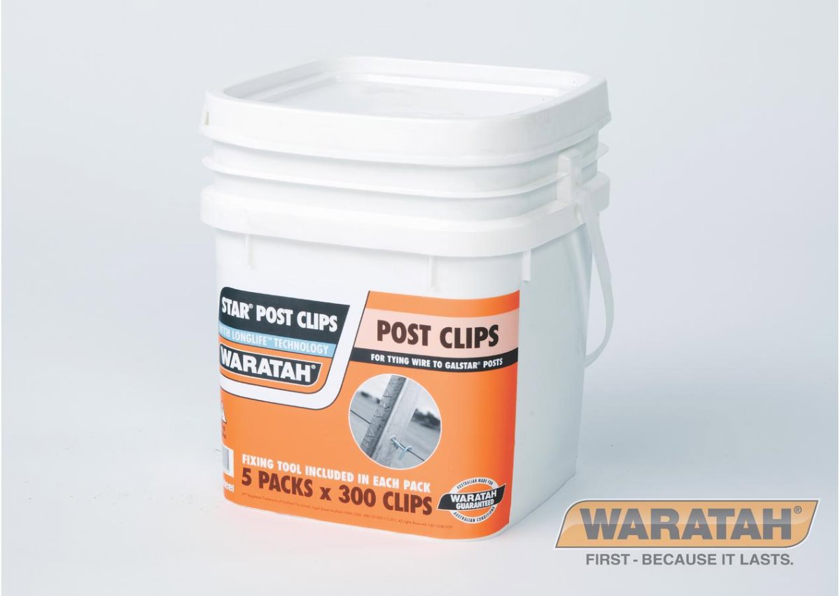 2 WAR Fencingaccessories LL Star Post Clips Packs
