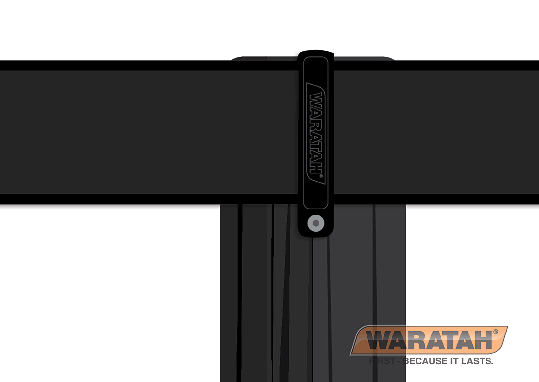 WAR Flex Rail Electric Inline Top Bracket Horse Fence
