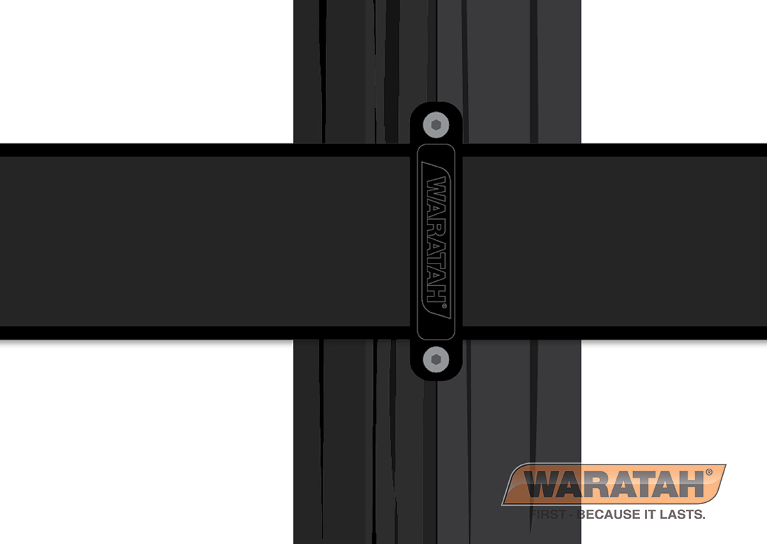 WAR Flex Rail Electric Inline Side Bracket Fence