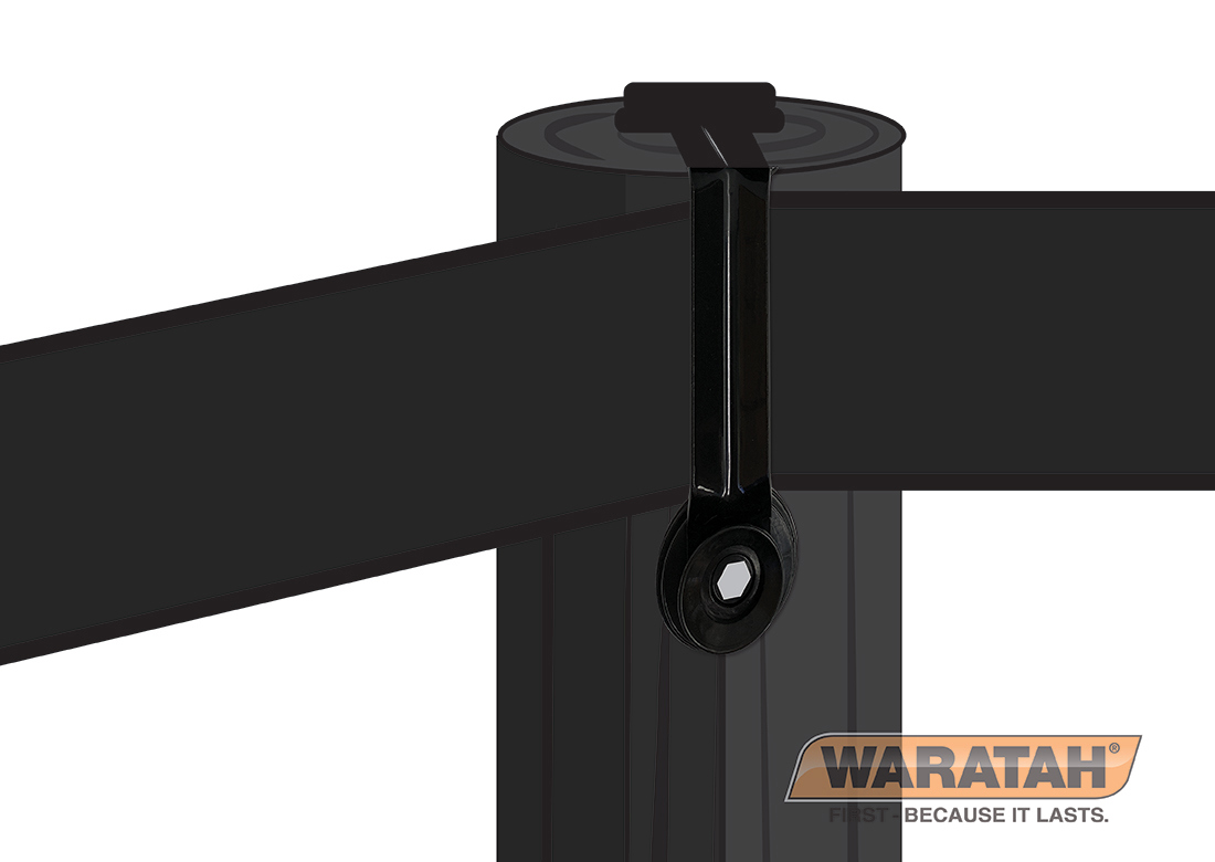 WAR Flex Rail Electric Corner Top Bracket Horse Fence