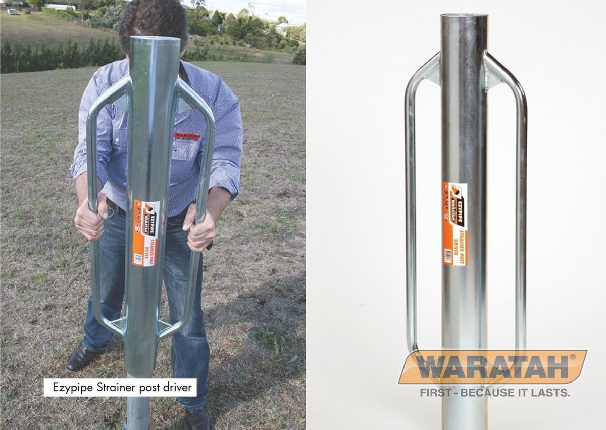 WAR Strainerandassembly Ezypipe Strainer Posts Post Driver