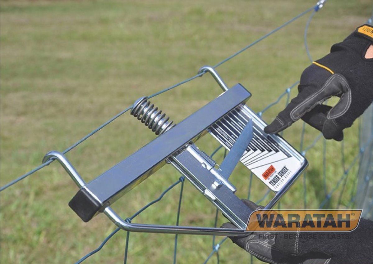 WAR Tenser Senser Wire Tensioning Gauge Insitu