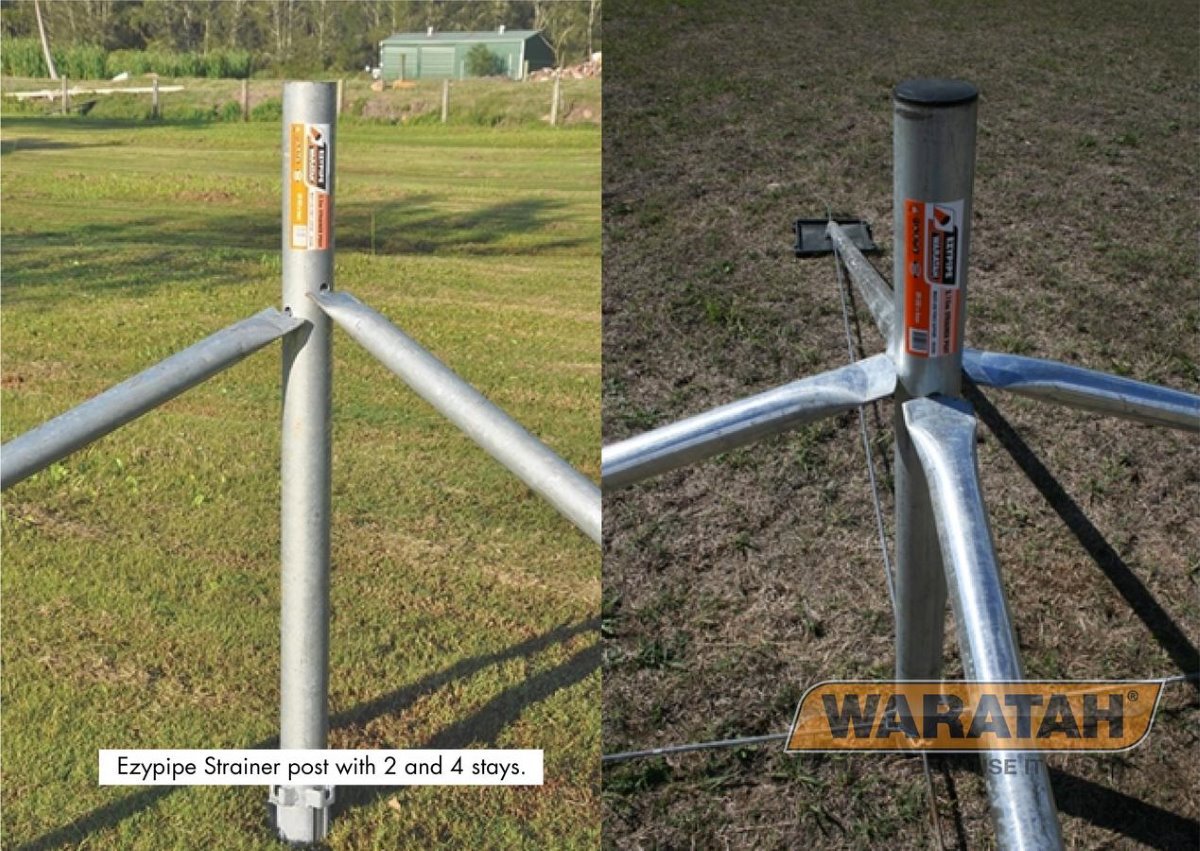 WAR Strainerandassembly Ezypipe Strainer Post Stay Options