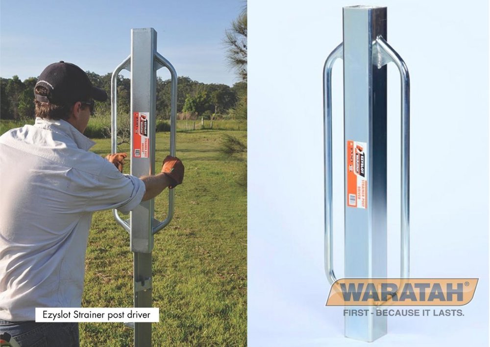 EzySlot Strainer Post Strainer Assemblies Waratah Fencing